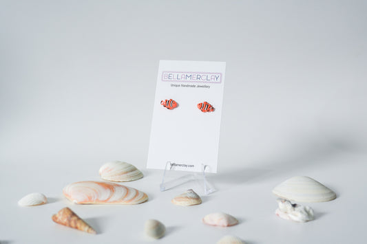 Clown Fish Stud Earrings