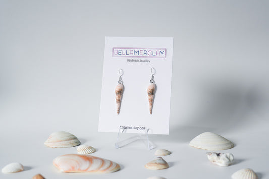 Turritella Shell Earrings