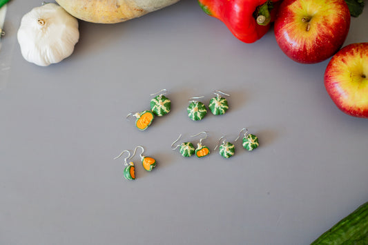 Buttercup Pumpkin Earrings