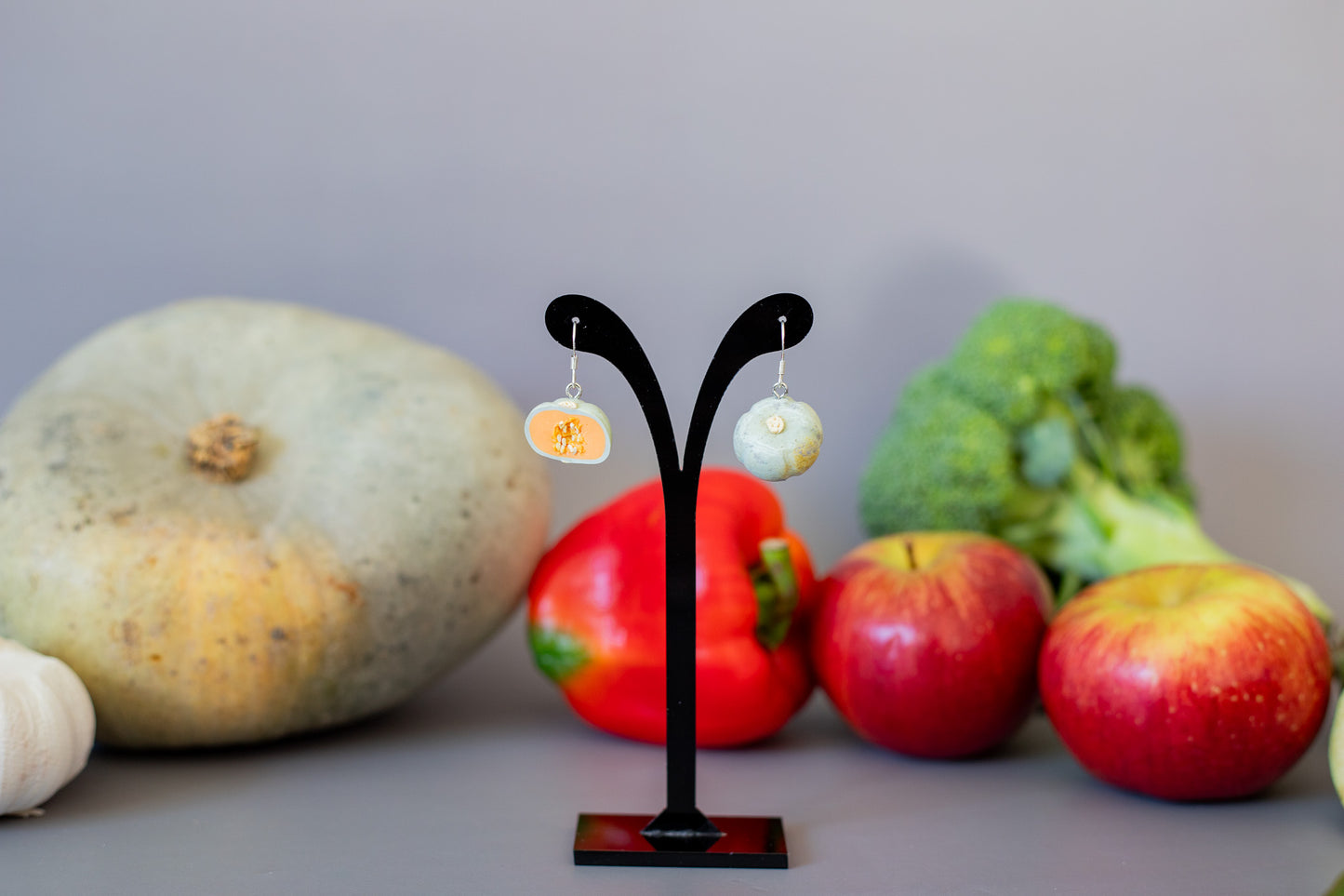 Crown Pumpkin Earrings