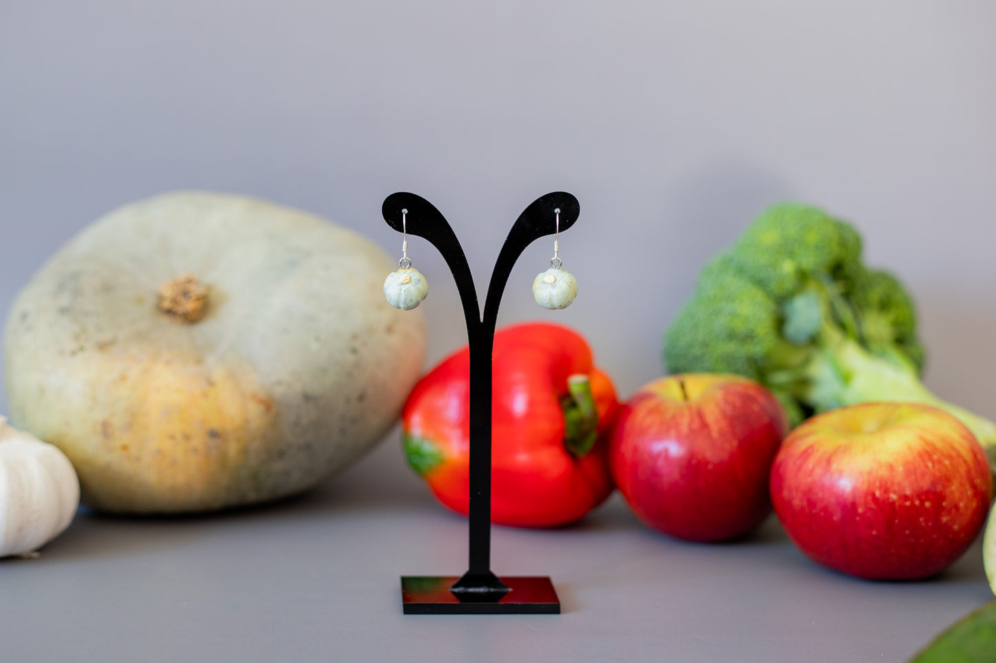 Crown Pumpkin Earrings