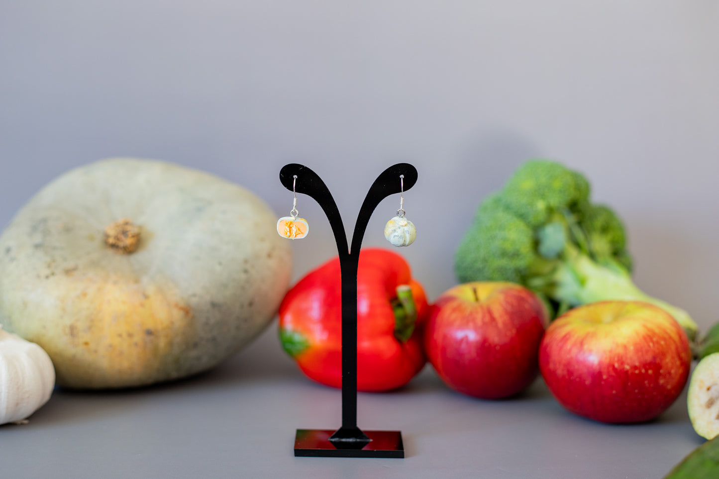 Crown Pumpkin Earrings