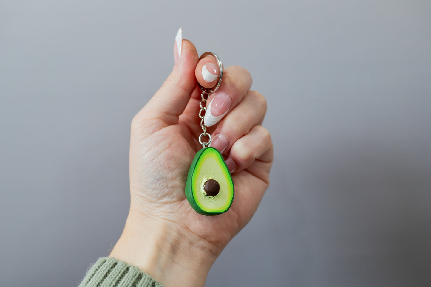 Avocado Keychain