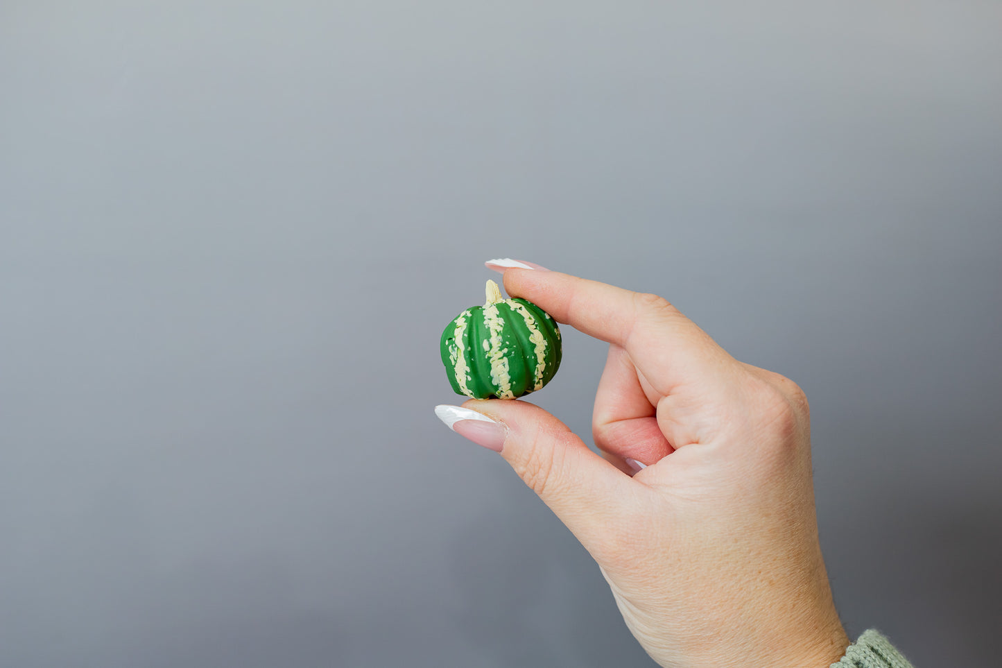 Dark Green Pumpkin Magnet