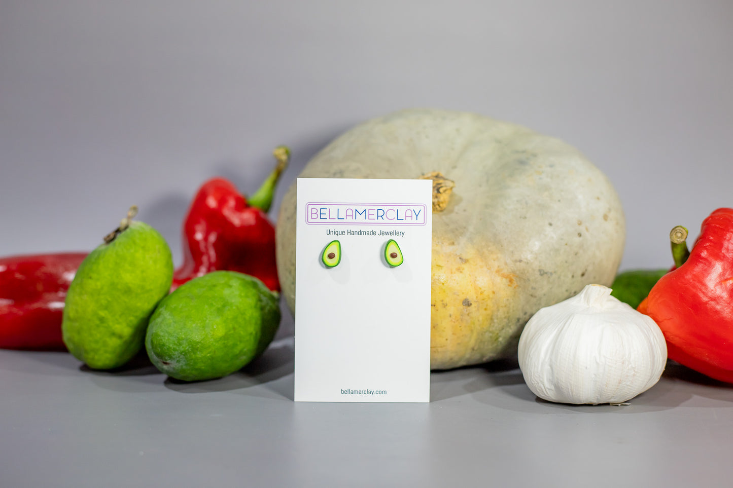 Avocado Stud Earrings