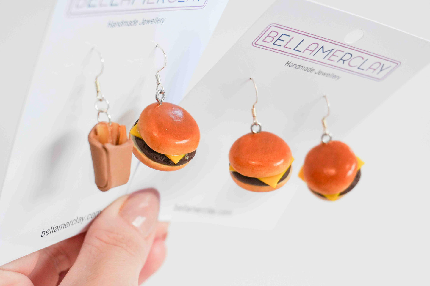 Cheese Burger Earrings