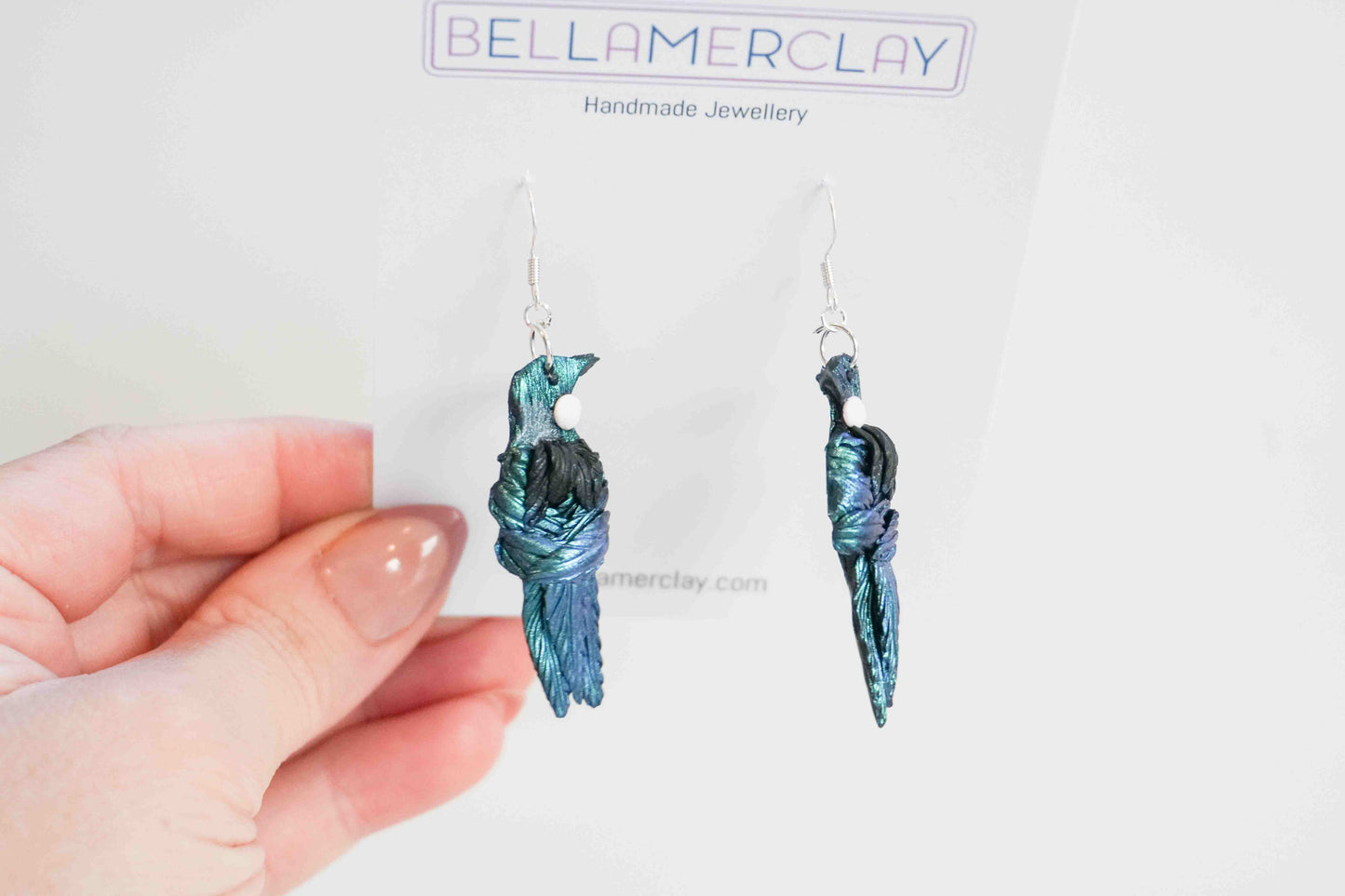 Tui Bird Earrings