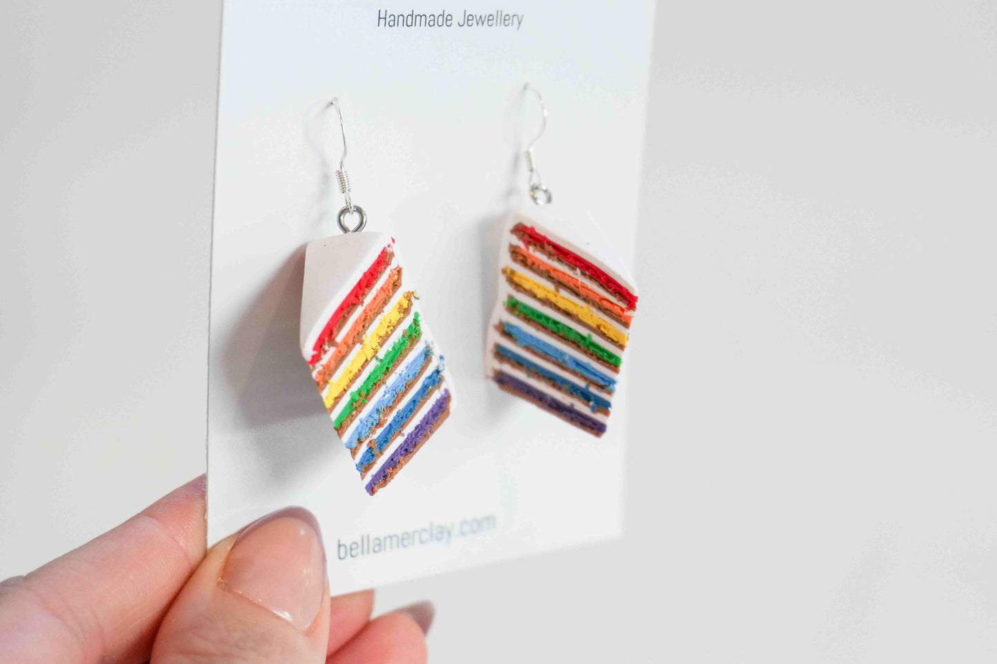 Rainbow Cake Earrings