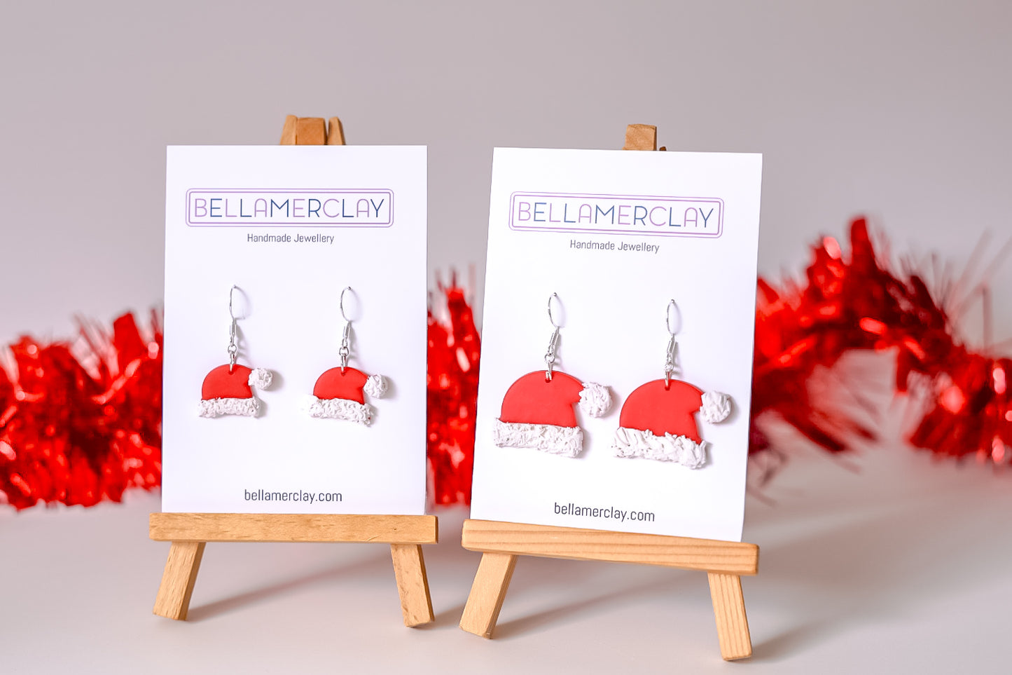 Christmas Hat Earrings