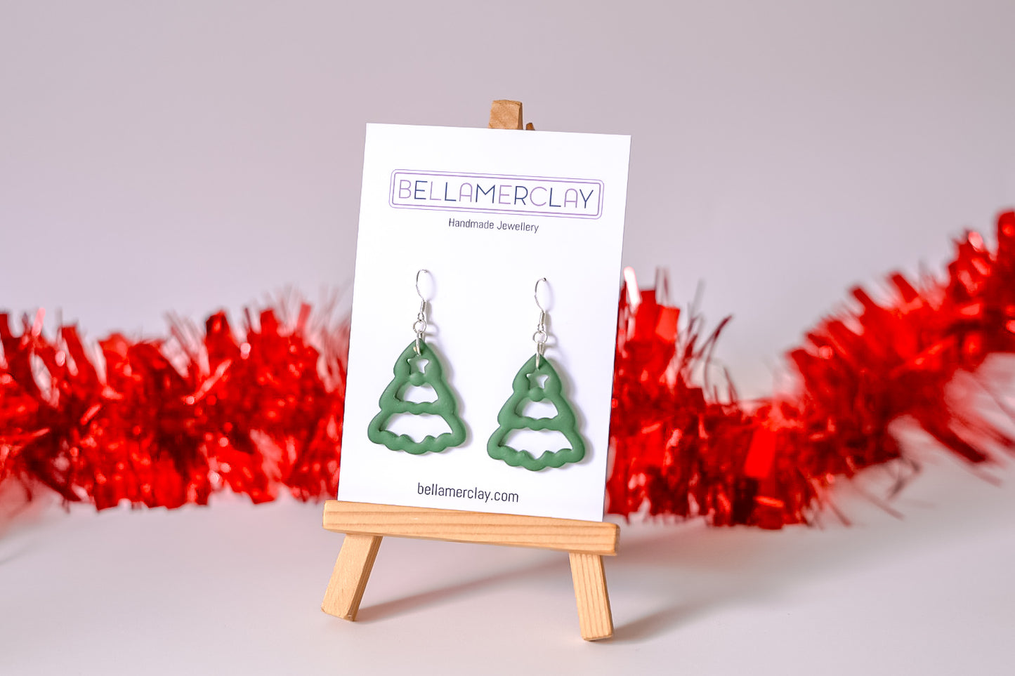 Basic Christmas Tree Earrings