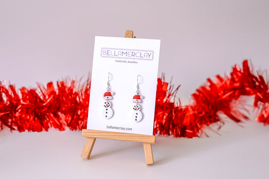 Snowmen Dandle Earrings