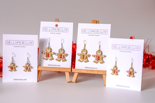 Ginger Bread Men Earrings