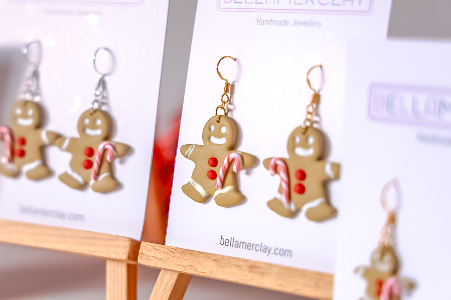 Ginger Bread Men Earrings