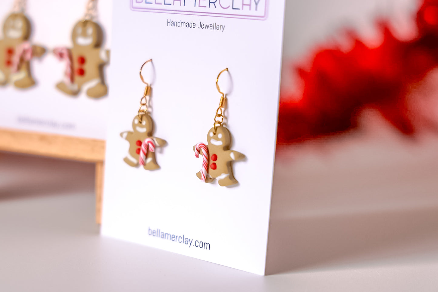 Ginger Bread Men Earrings