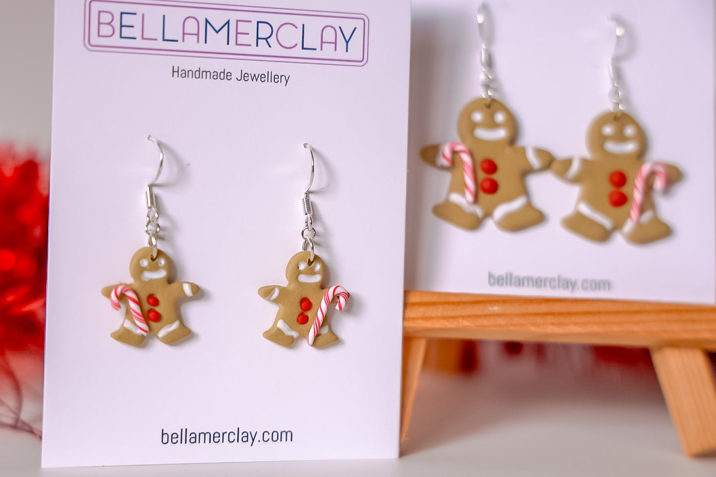 Ginger Bread Men Earrings