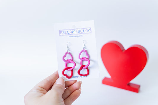 Linked Hearts Earrings