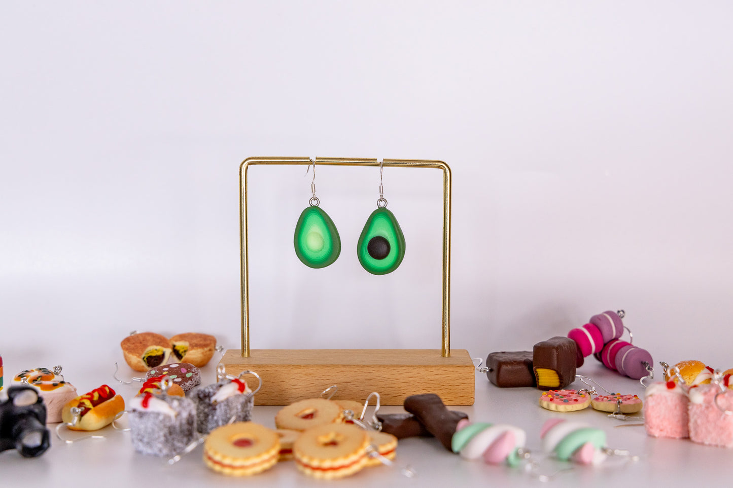 Avocado Dangle Earrings