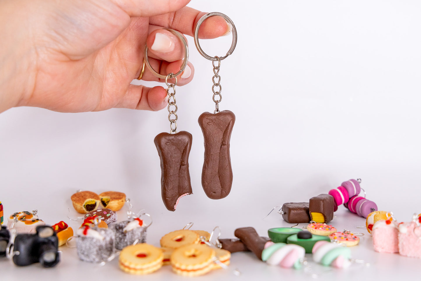 Choc fish Keyring Keychain