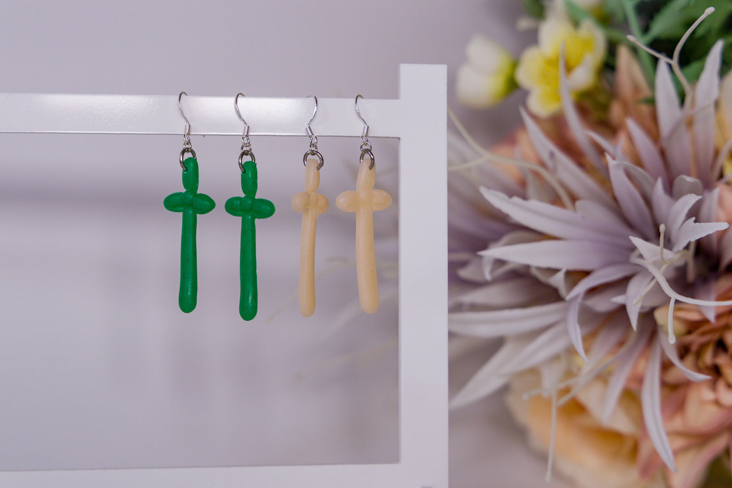 Balloon Sword Earrings