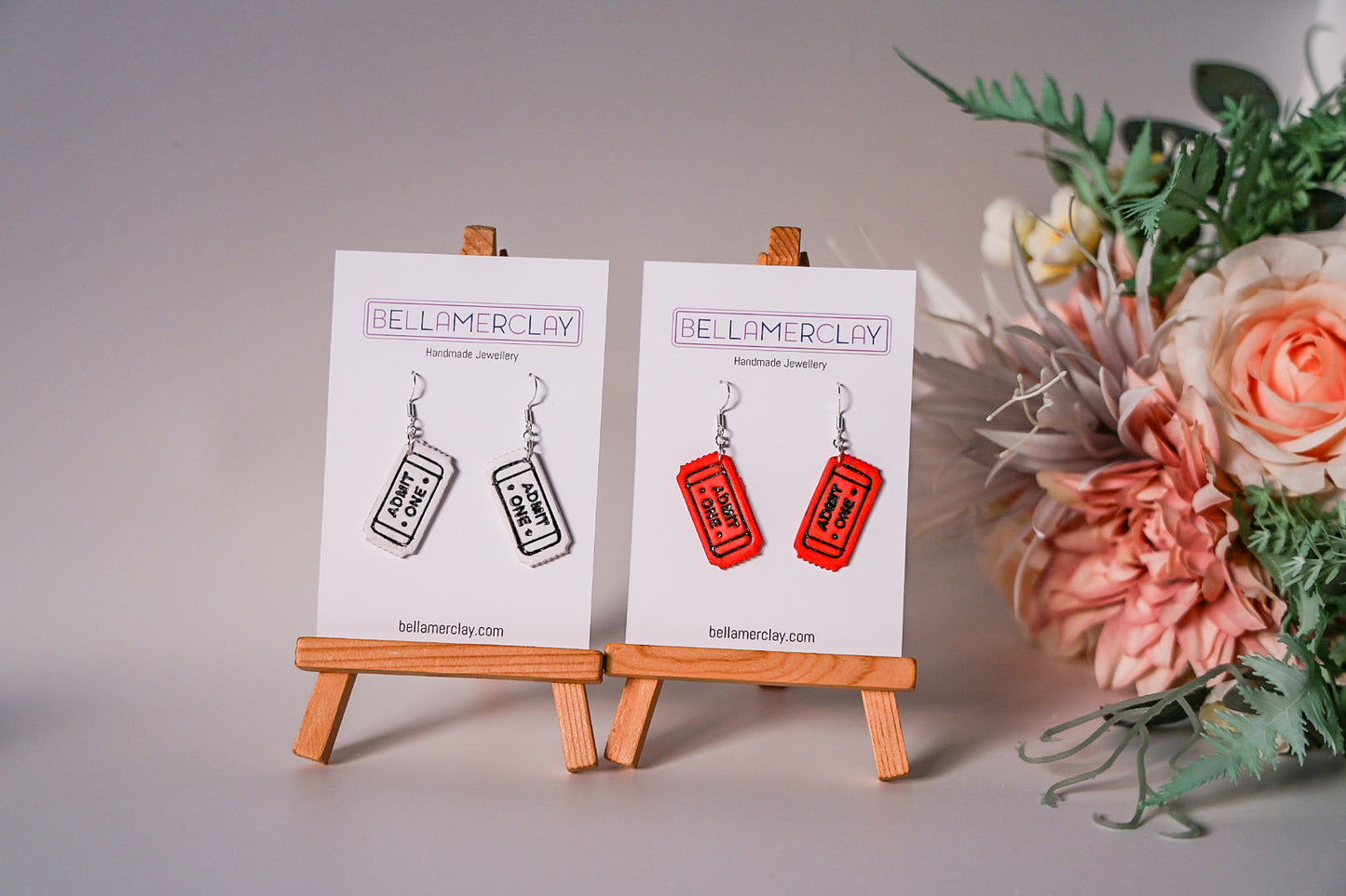 Ticket Earrings