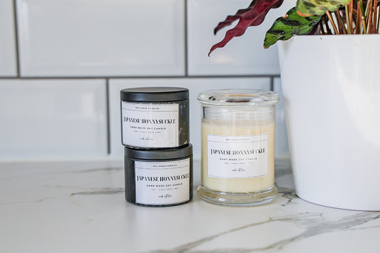 Japanese Honeysuckle Soy wax Candles