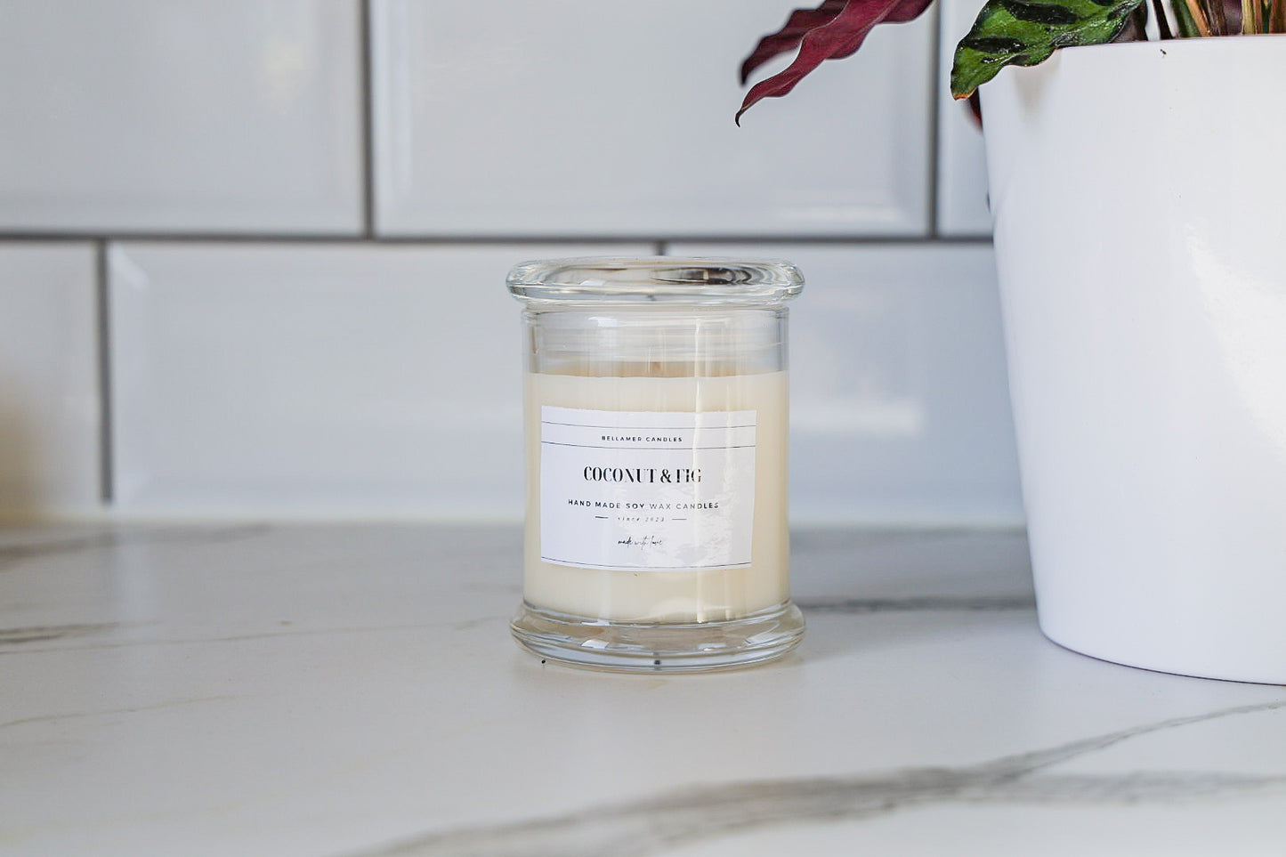 Coconut and Fig Soy Wax Candle