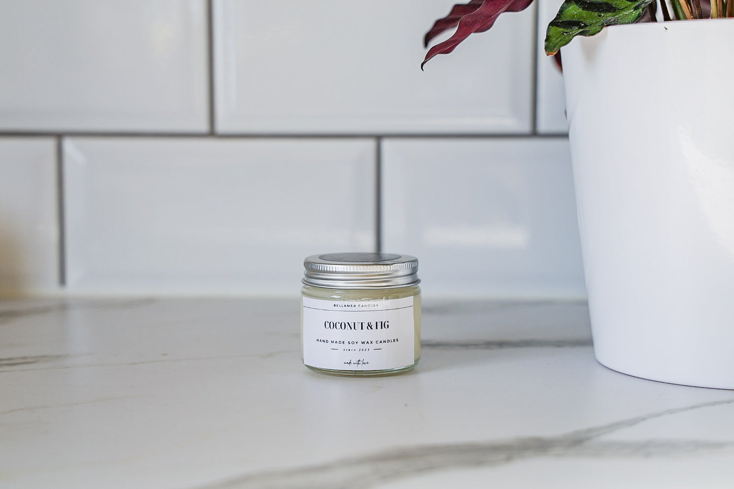 Coconut and Fig Soy Wax Candle