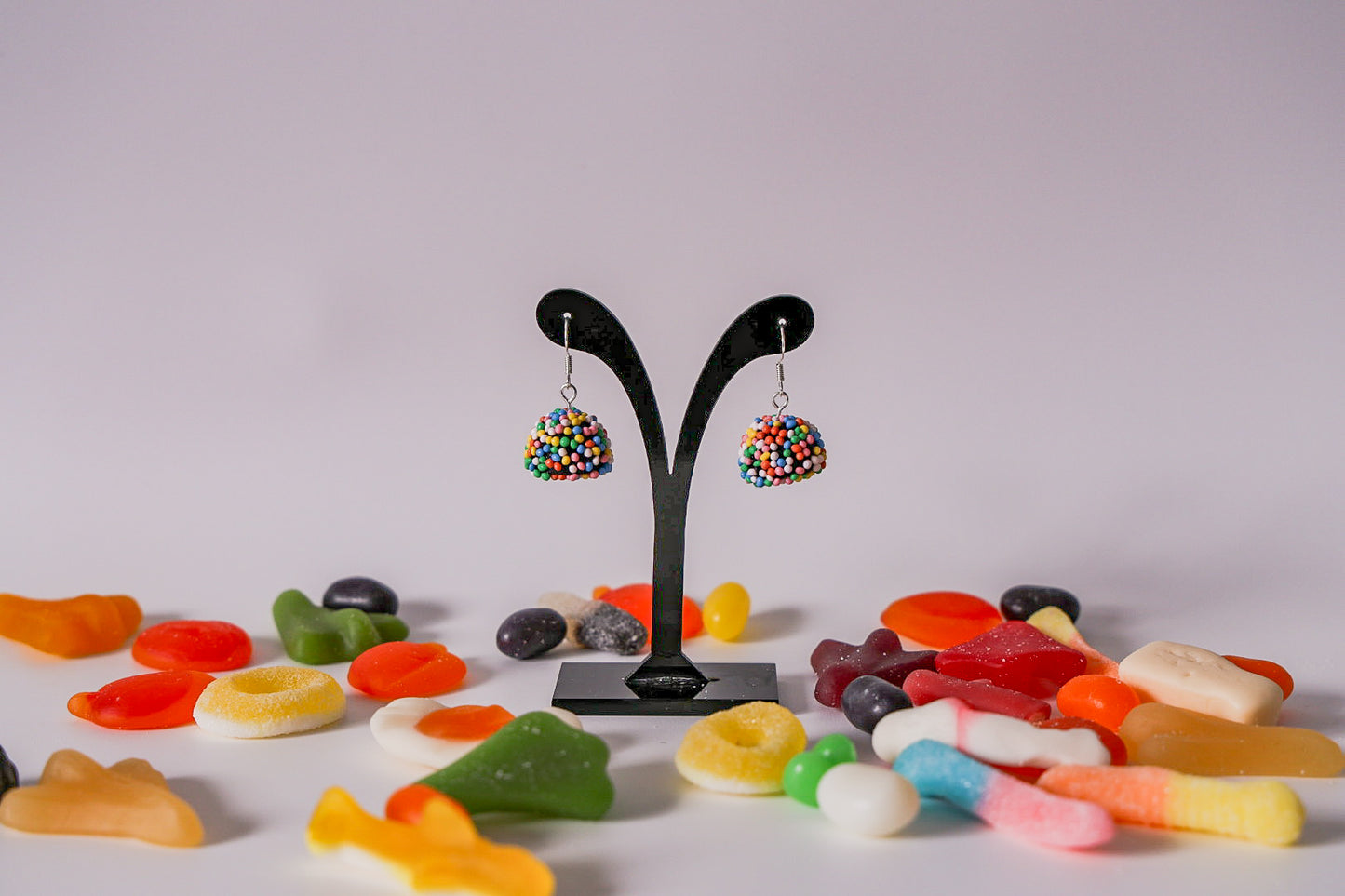 Sprinkle Liquorice Lolly Earrings