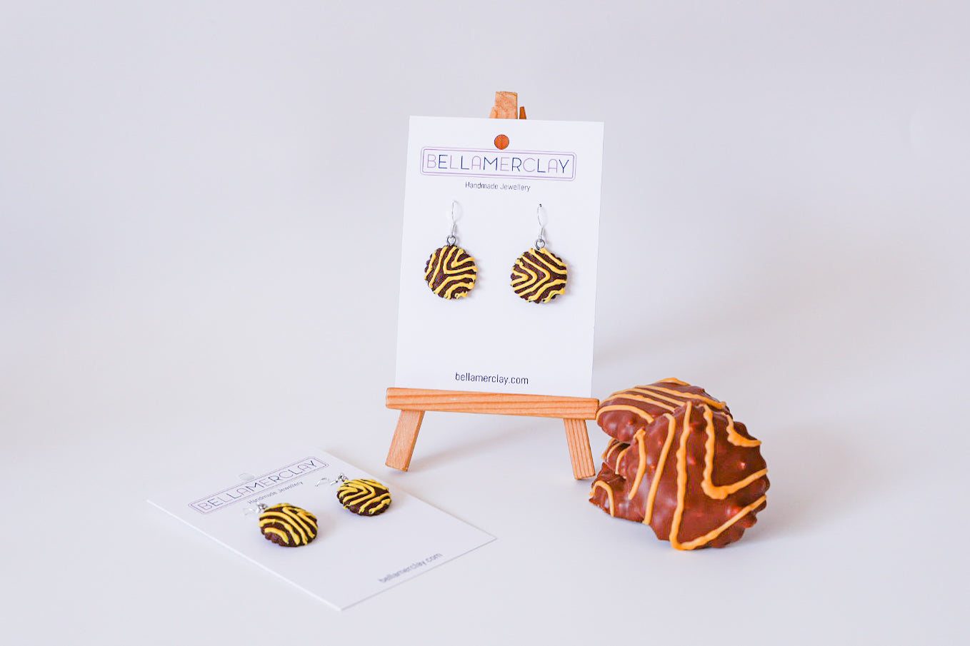 Squiggle earrings