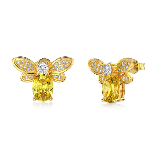 Gold Bee Studs