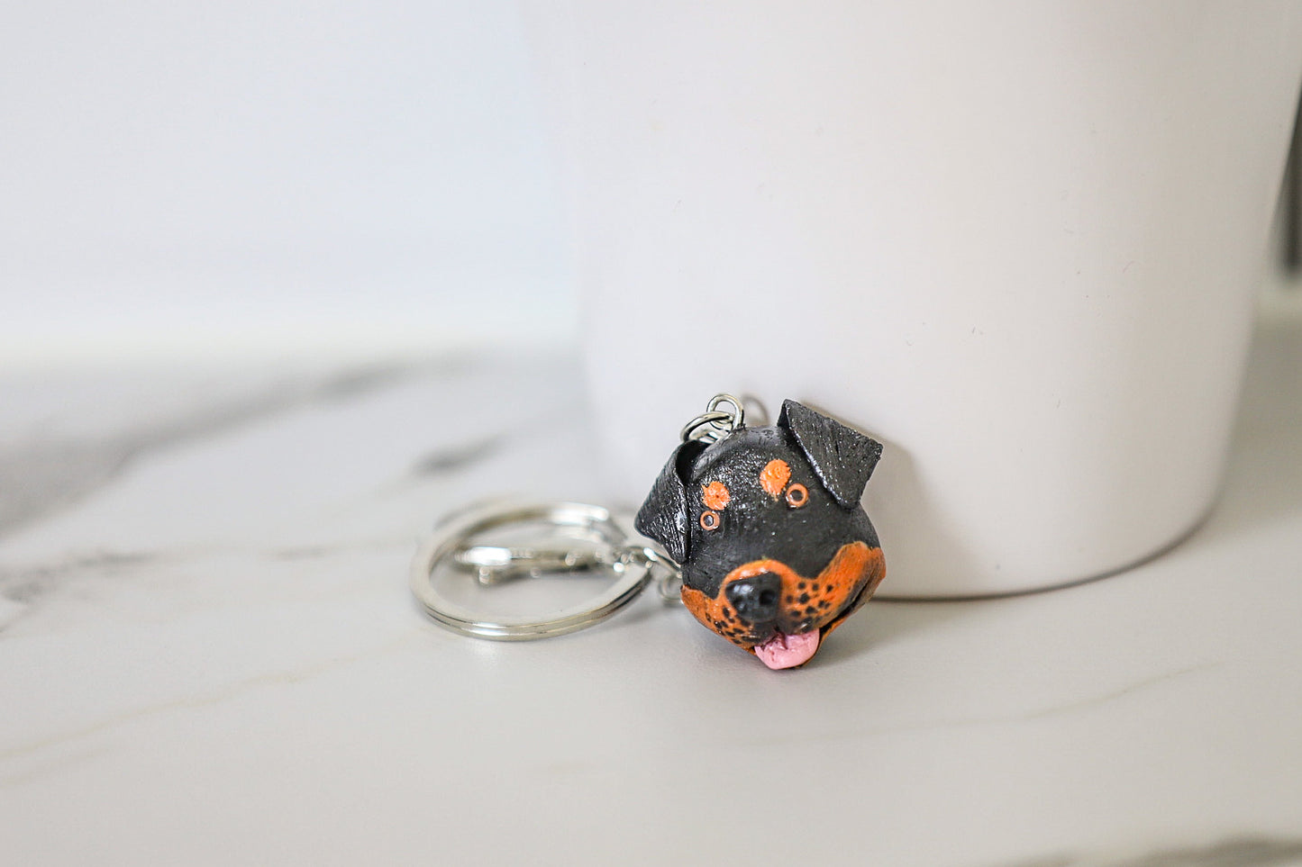 Rottie Keychain