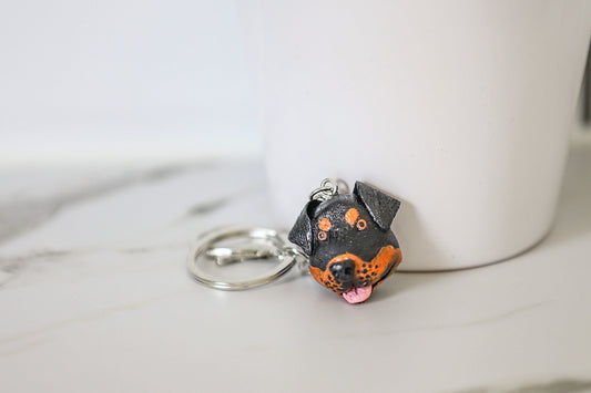 Rottie Keychain