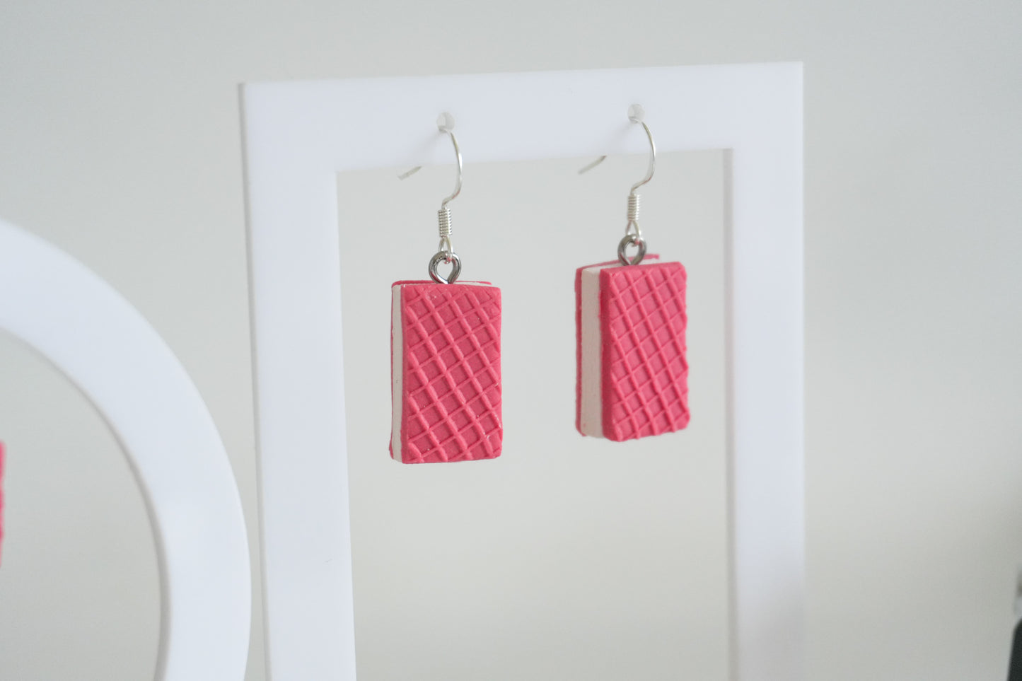 Wafer Ice Cream Sandwich Earrings