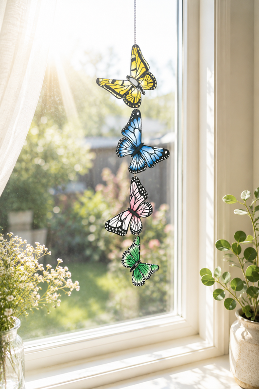 Deluxe Butterfly Window Hanger