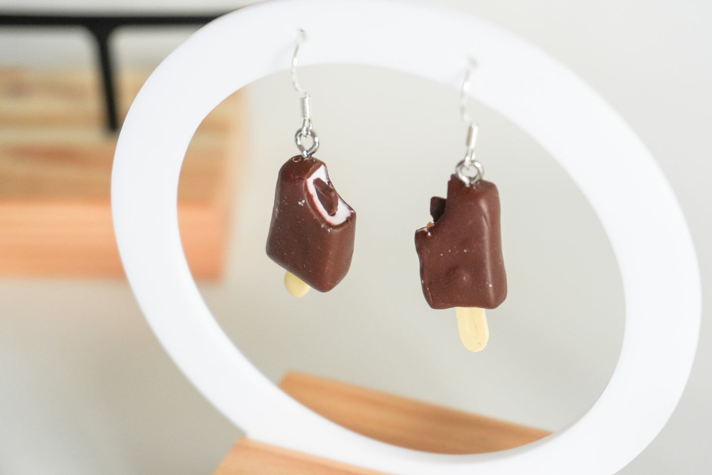 Choc Bar Ice Cream Earrings