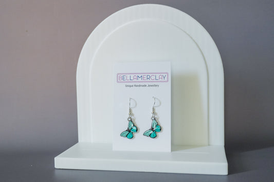 Blue Butterfly Earrings