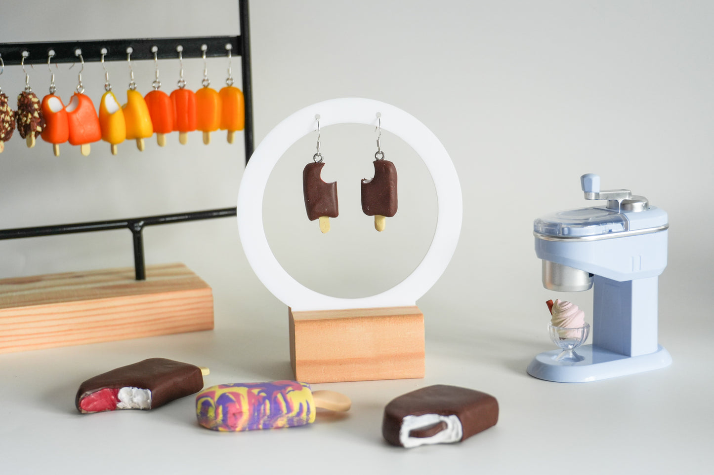 Jelly Tip Ice Cream Earrings