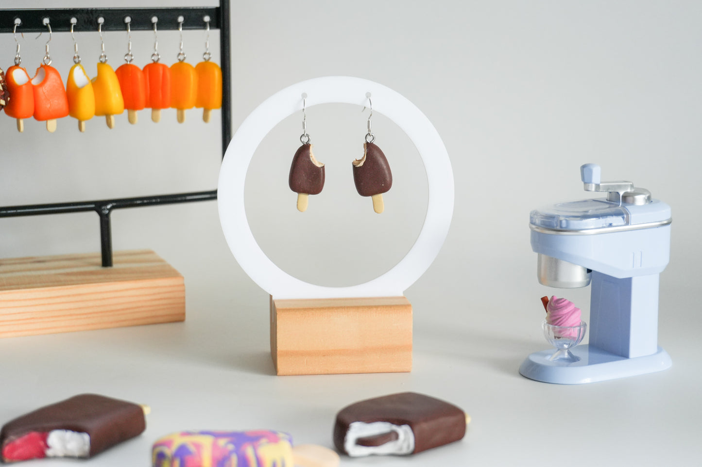 Magnum Ice Cream Earrings