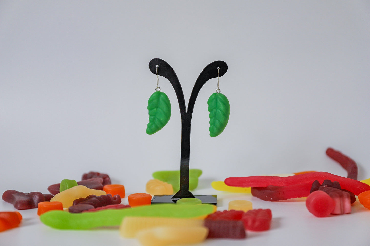 Mint Leaf Lolly Earrings