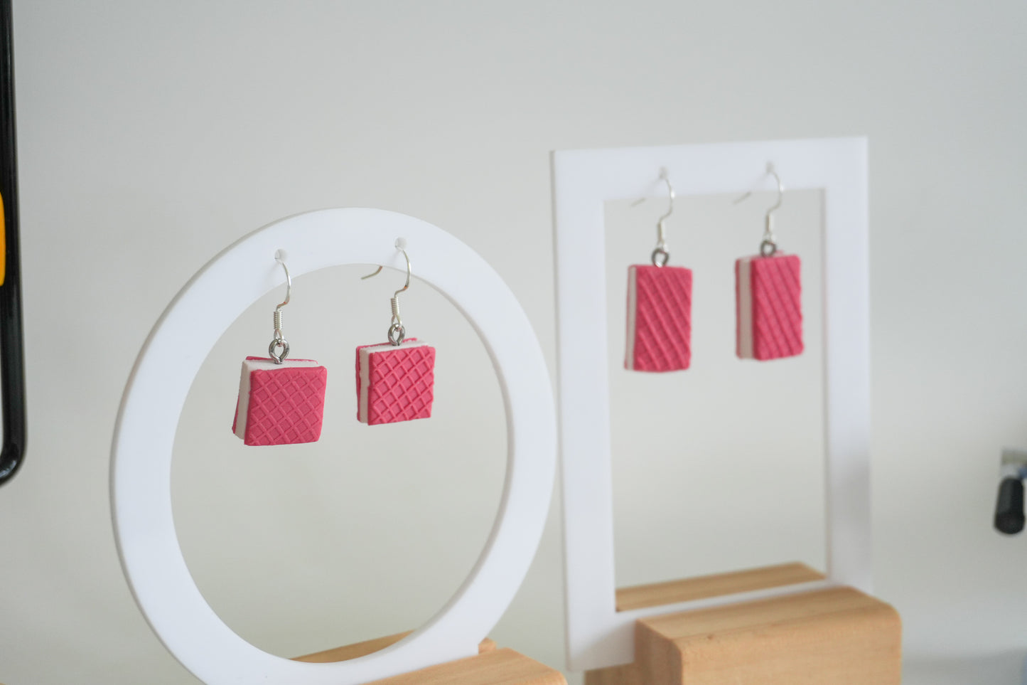 Wafer Ice Cream Sandwich Earrings