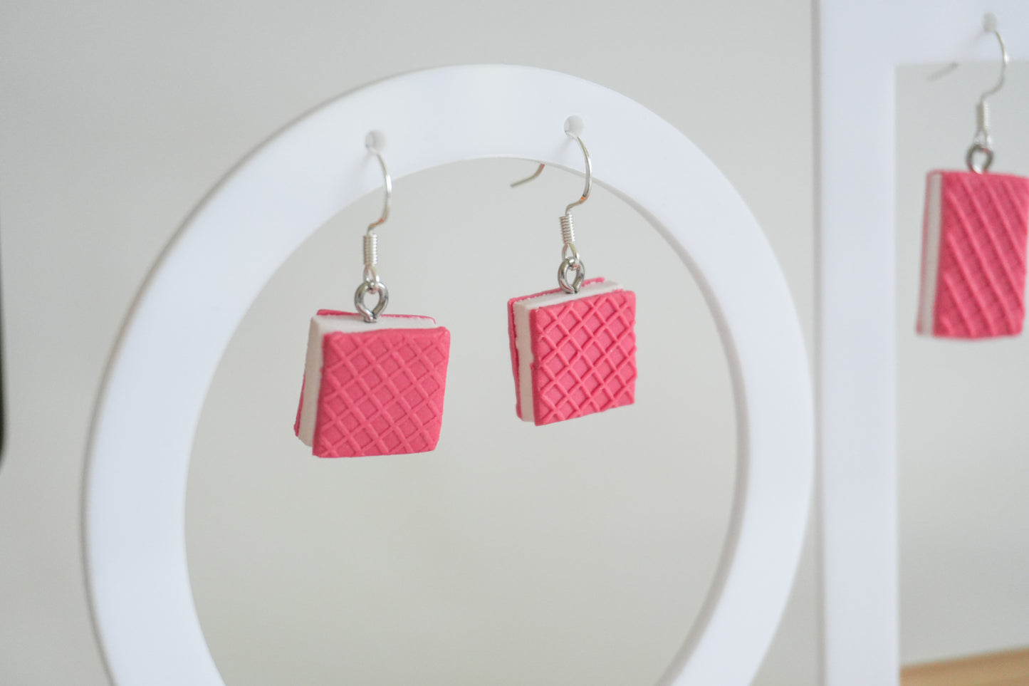 Wafer Ice Cream Sandwich Earrings