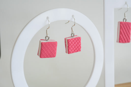 Wafer Ice Cream Sandwich Earrings