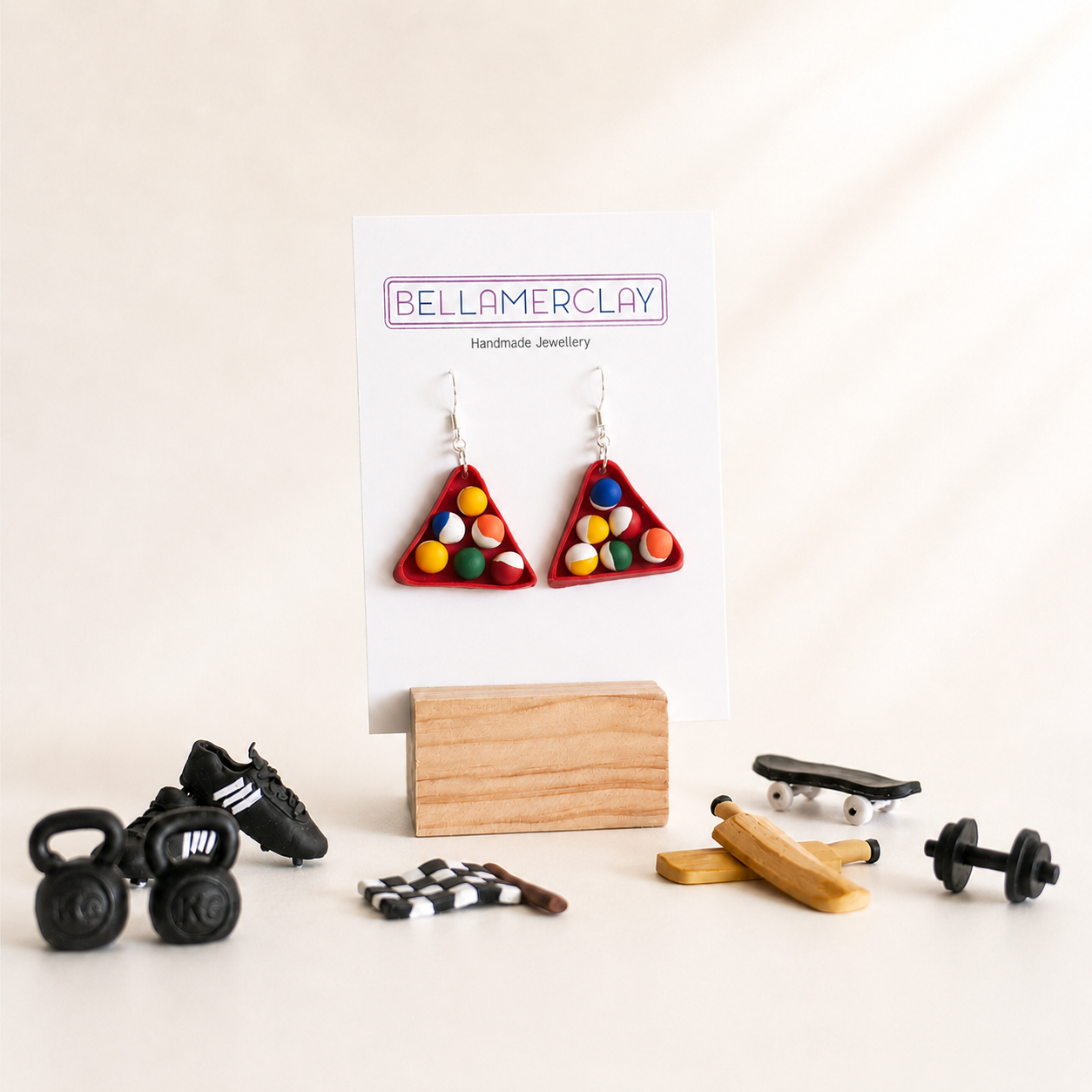 Pool Ball Earrings