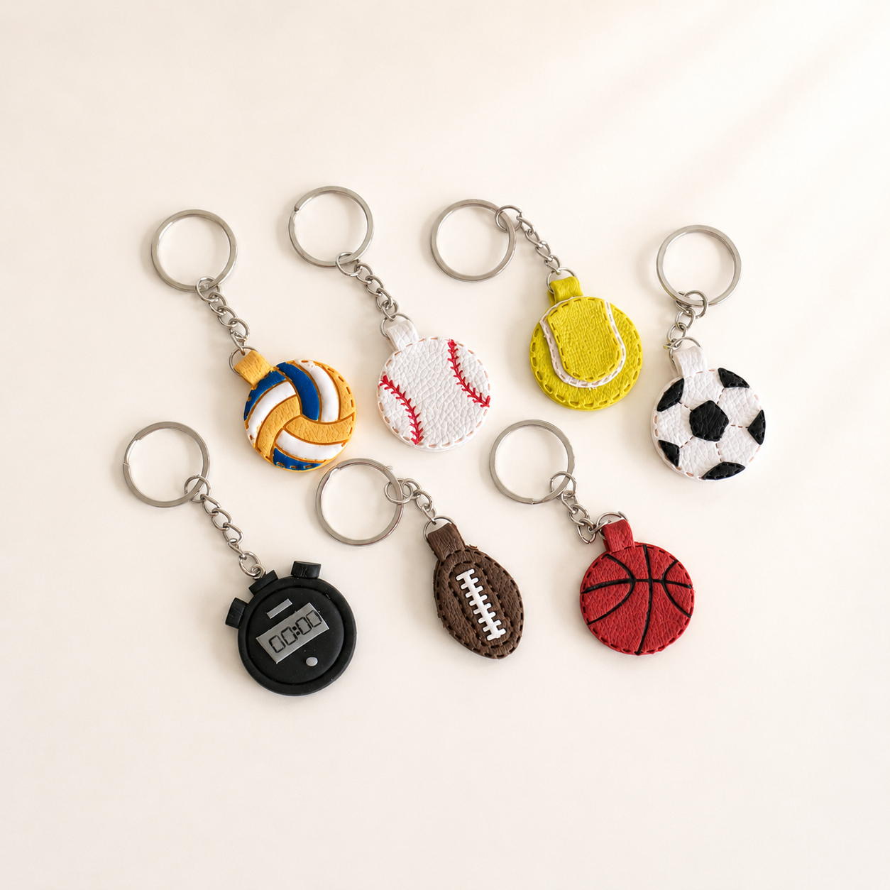Sports Ball Keychains
