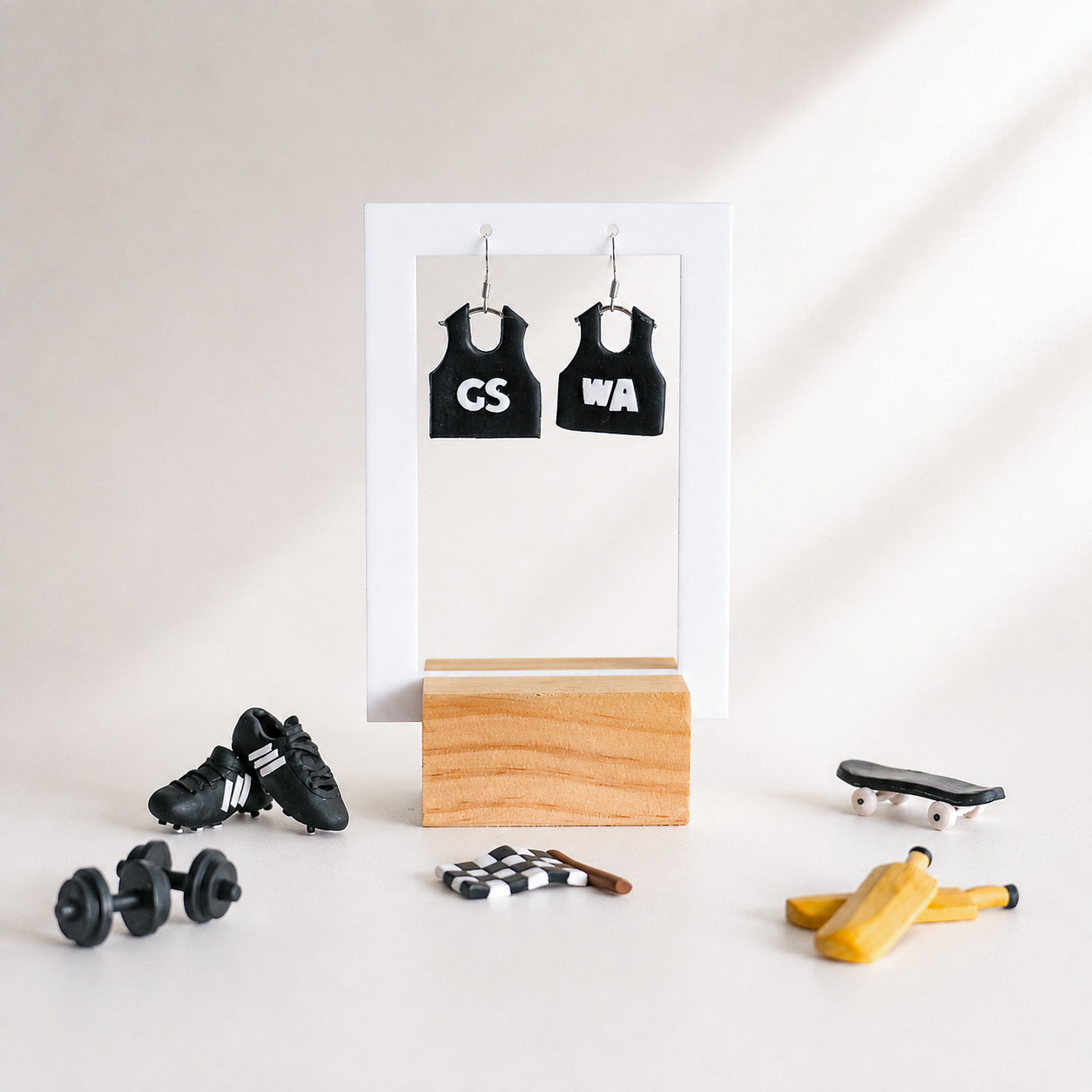 Netball Shirt Earrings