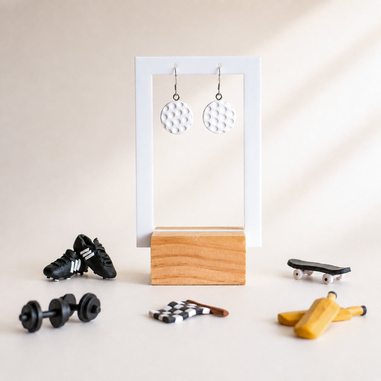 Golf Ball Earrings