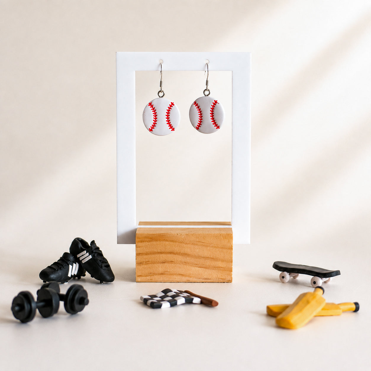 Baseball Earrings