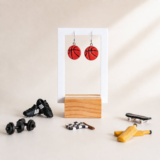 Basket Ball Earrings