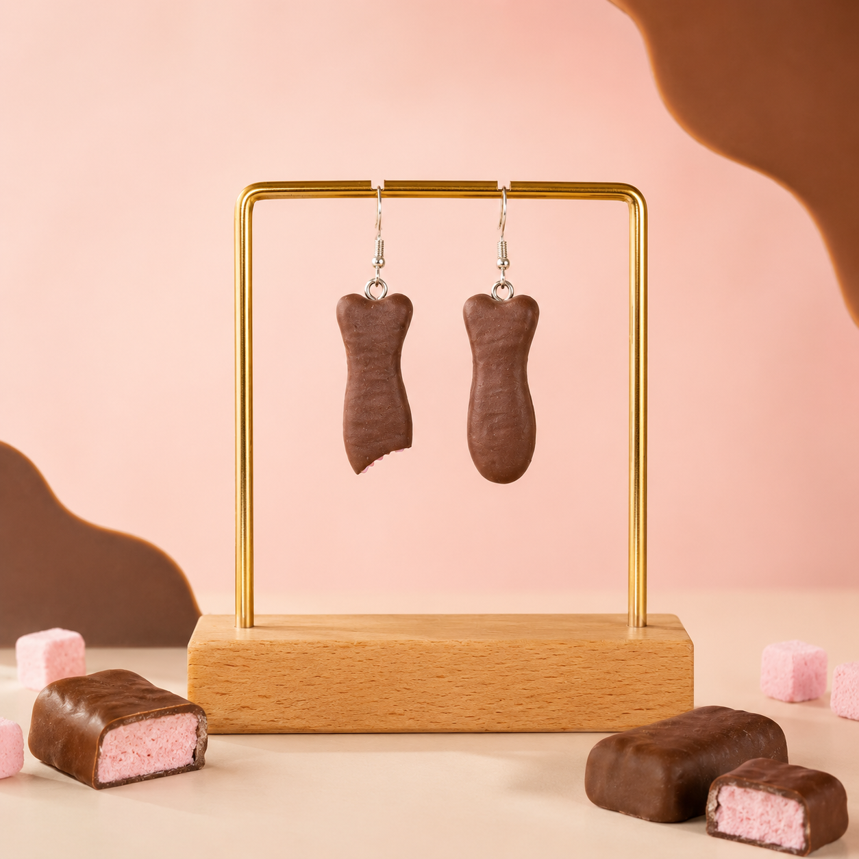 Chocolate Fish Earrings