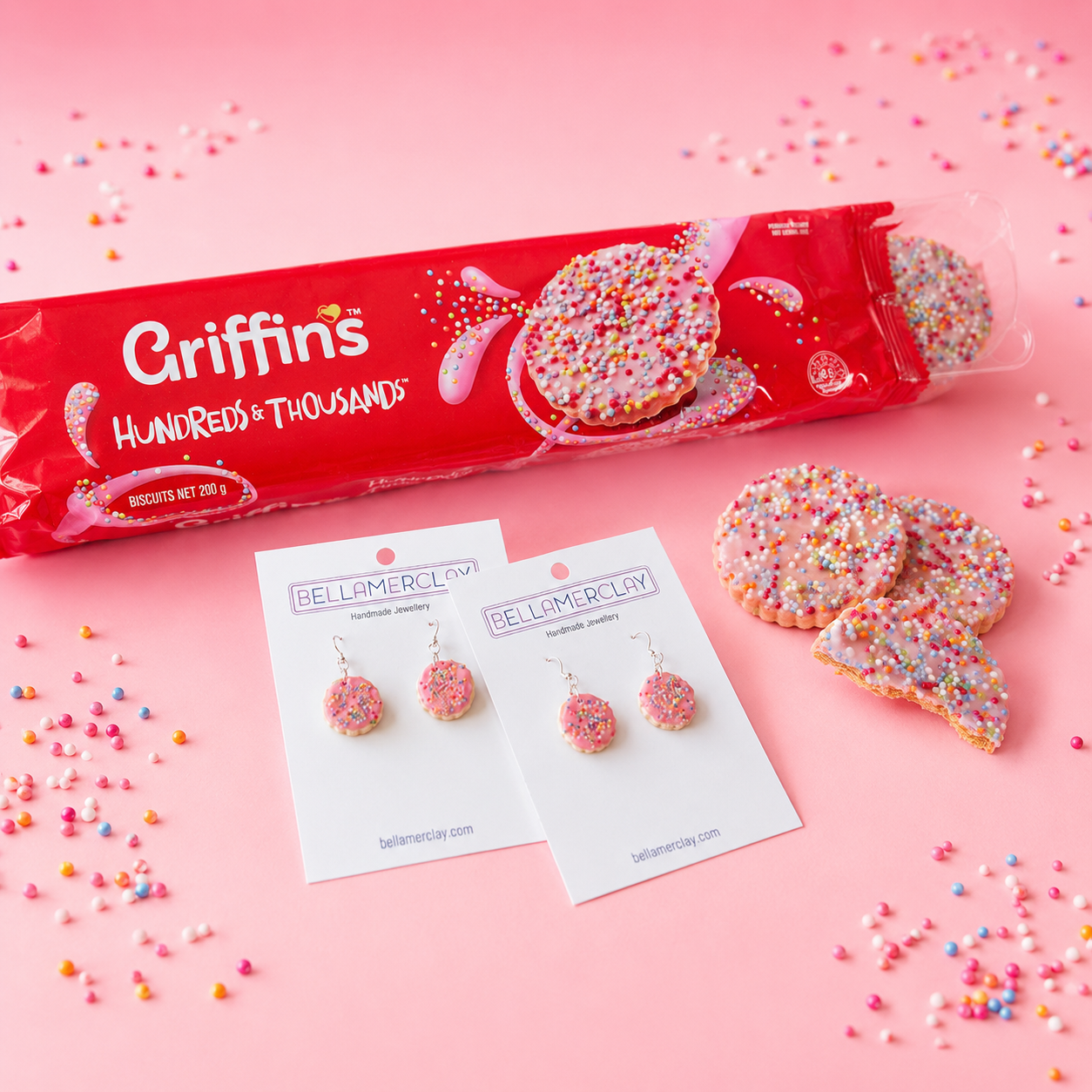 100s & 1000s Biscuits Earrings